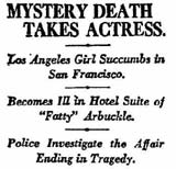 Fatty Arbuckle Scandal